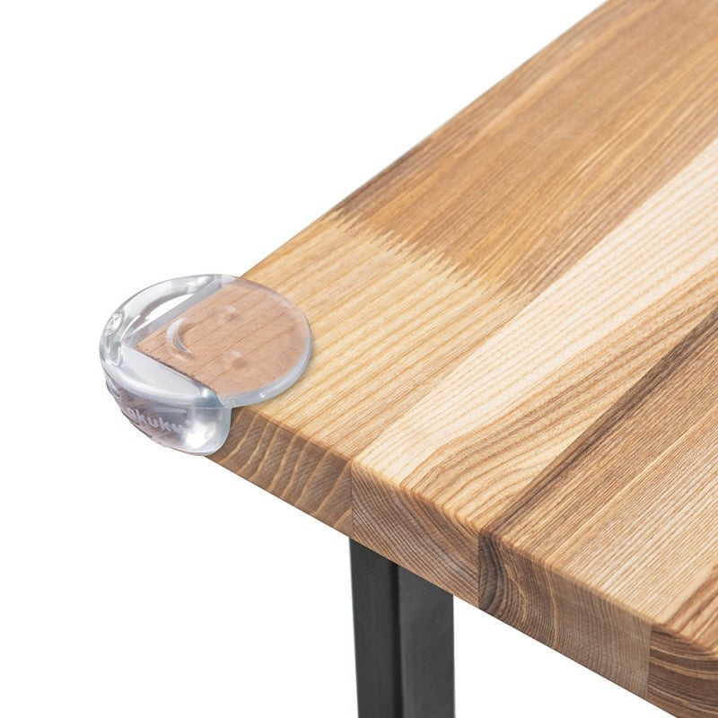 Set 4 sigurante rotunde pentru colturi Akuku transparent