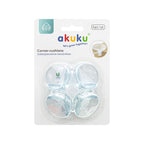 Set 4 sigurante rotunde pentru colturi Akuku transparent