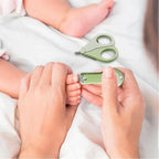 Set 4in1 de Ingrijire Unghii pentru Bebelusi, Cutie de Depozitare Tip Cerb, 0-6 Ani, 11 x 6 x 11 cm, Verde