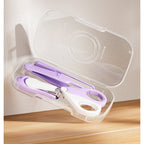 Set 4in1 de Ingrijire Unghii pentru Bebelusi, Cutie de Depozitare Transparenta, 0-6 Ani, 13.6x8x2 cm, Mov