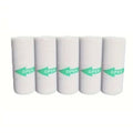 Set 5 Role de Hartie Termica Autocolanta, pentru Mini Imprimanta Foto Portabila, Alb