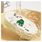 Set 7 Piese de Spalat/Uscat Biberoane, Portabil, Peri de Silicon, pentru Tetine, Suzete, Biberoane, Paie, Cutie Inclusa, 20 x 9.5 cm, Verde