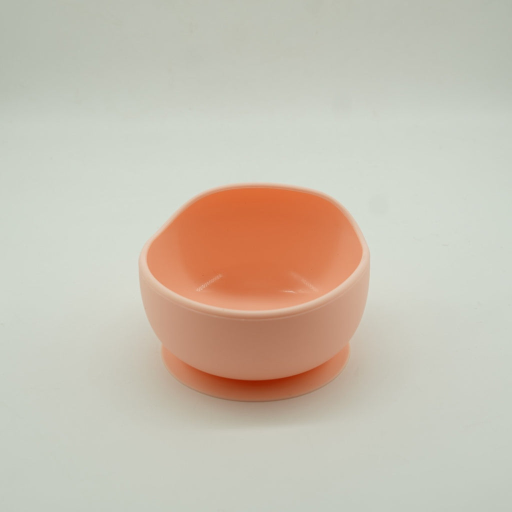 Set 8 piese diversificare bebelusi si copii din silicon, roz