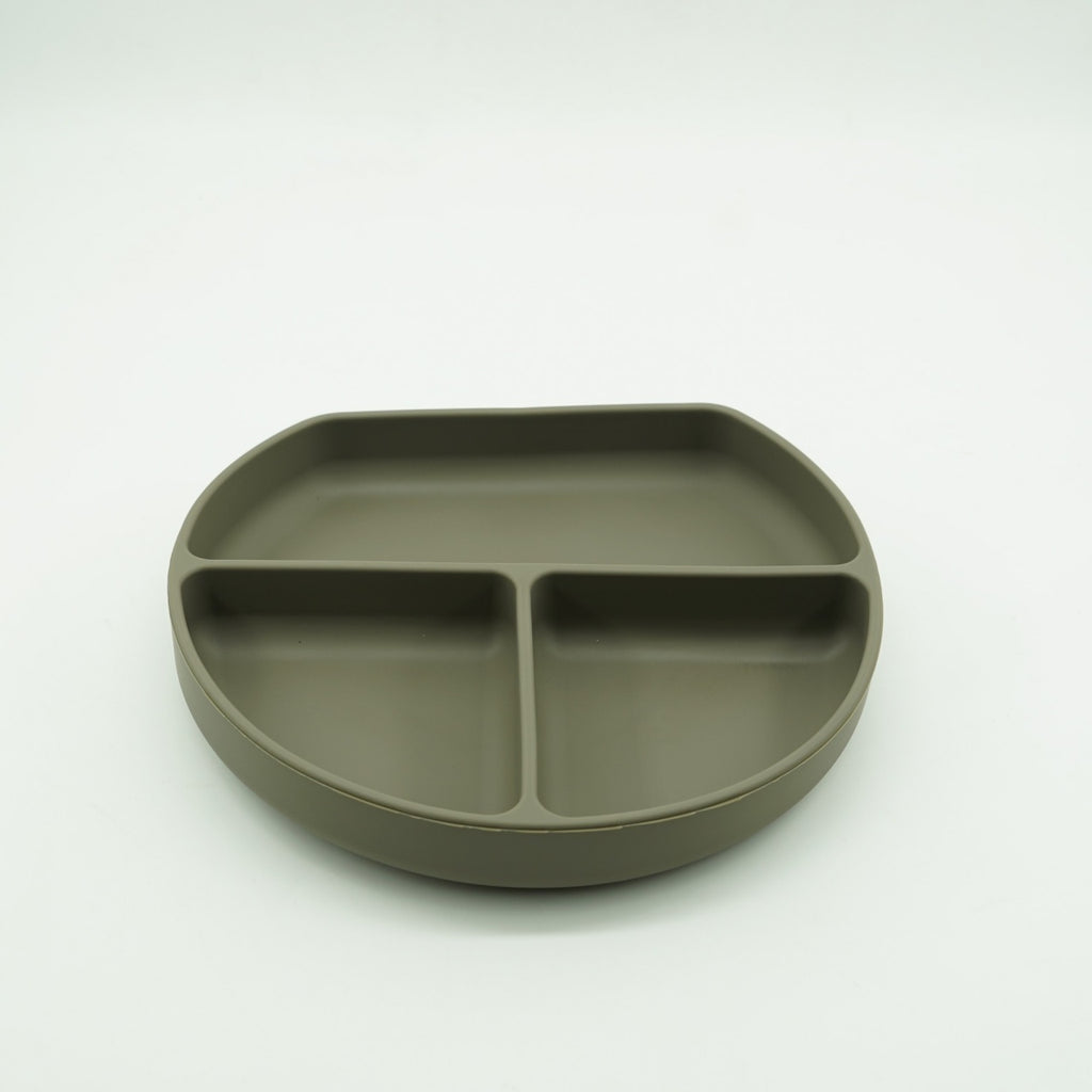 Set 8 piese diversificare bebelusi si copii din silicon , verde inchis