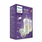 Set biberoane Natural Response SCD837/11, 2x260ml + 2x Suzete, Philips Avent