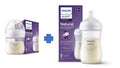 Set biberoane PHILIPS AVENT Natural Response flux mediu, 1 luna+, 260ml + Biberon cu debit lent pentru 0 - 3 luni, 125ml