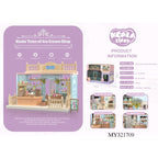 Set Casa de papusi, magazin de inghetata, cu mobilier si figurine