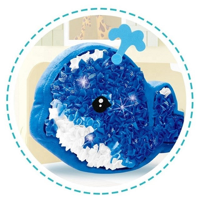 Set Creatie Perna pentru Copii Model Delfin, Dream Kids