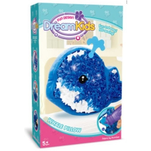Set Creatie Perna pentru Copii Model Delfin, Dream Kids