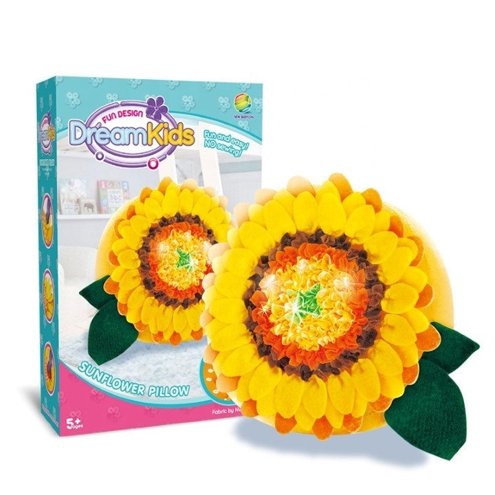 Set Creatie Perna pentru Copii Model Floarea Soarelui, Dream Kids
