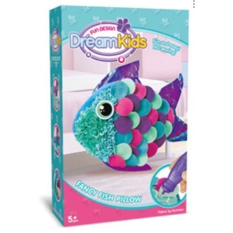 Set Creatie Perna pentru Copii Model Pestisor, Dream Kids