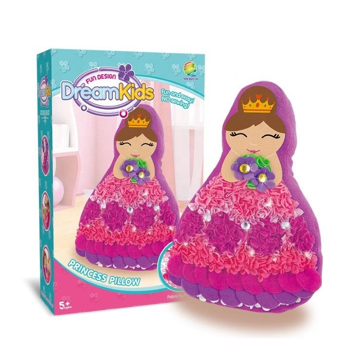 Set Creatie Perna pentru Copii Model Printesa, Dream Kids