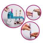 Set de Creatie, Stiloul Magic, +6 Ani, peste 50 de Accesorii, Laborator de Creatie Pixuri, 34 x 31 x 8 cm, Multicolor