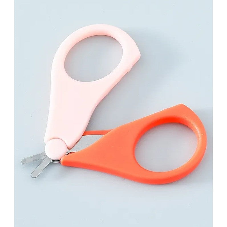 Set Ingrijire Unghii pentru Bebelusi, Cutie de Depozitare in Forma de Ursulet, 10 x 9.5 cm, Roz