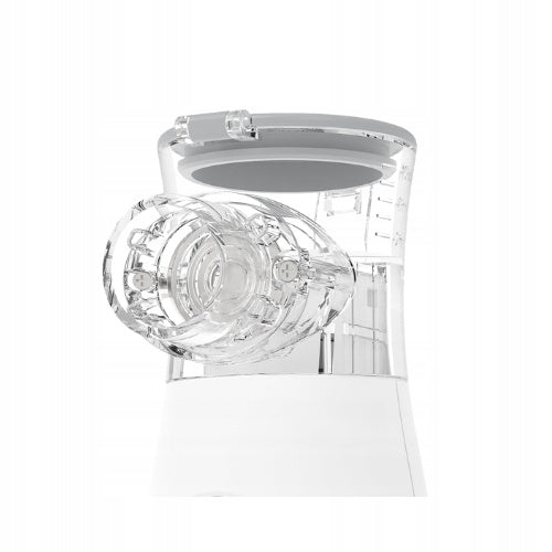 Set Inhalator Nebulizator, Helpmedi, 2 masti, 40x5ml solutie salina, Portabil