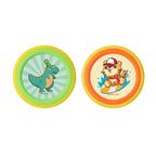 Set Interactiv Frisbee, Fippy, pentru Copii, 2 Palete Elastice, Diametru 30 cm, 4 Mingi, + 3 Ani, Design Animat, Multicolor