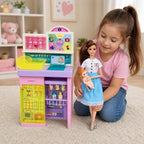 Set Jucarie cu Papusa Doctorita, 3+ Ani, Multicolor