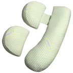 Set Perna pentru Gravide, Husa Detasabila, Utilizare in Forma H si U, Reglabila, Latime Ajustabila, Proactive, Verde