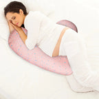 Set Perna pentru Gravide, Husa Detasabila, Utilizare in Forma H si U, Reglabila, Latime Ajustabila, Proactive, Roz