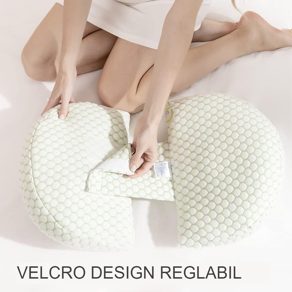 Set Perna pentru Gravide, Husa Detasabila, Utilizare in Forma H si U, Reglabila, Latime Ajustabila, Proactive, Verde