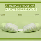 Set Perna pentru Gravide, Husa Detasabila, Utilizare in Forma H si U, Reglabila, Latime Ajustabila, Proactive, Verde