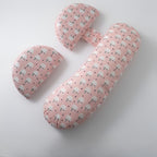Set Perna pentru Gravide, Husa Detasabila,Utilizare in Forma H si U, Reglabila, Latime Ajustabila, Proactive, Roz Deschis