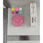 Set Pila Electrica cu Baterie, pentru Copii si Bebelusi, din ABS, 6 Accesorii, Model cu Flori, 6.5 x 1.8 cm, Roz