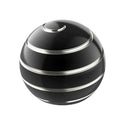 Sfera Fidget Spinner Metalic, Corp Aliaj Zinc, Rulment Inox, Jucarie Antistres pentru Focus si Relaxare, Diametru 40 mm, Gadget pentru Birou, Scoala, Cadou pentru Copii si Adulti, Negru