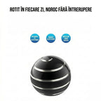 Sfera Fidget Spinner Metalic, Corp Aliaj Zinc, Rulment Inox, Jucarie Antistres pentru Focus si Relaxare, Diametru 40 mm, Gadget pentru Birou, Scoala, Cadou pentru Copii si Adulti, Negru