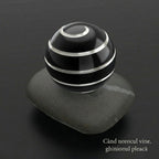 Sfera Fidget Spinner Metalic, Corp Aliaj Zinc, Rulment Inox, Jucarie Antistres pentru Focus si Relaxare, Diametru 40 mm, Gadget pentru Birou, Scoala, Cadou pentru Copii si Adulti, Negru
