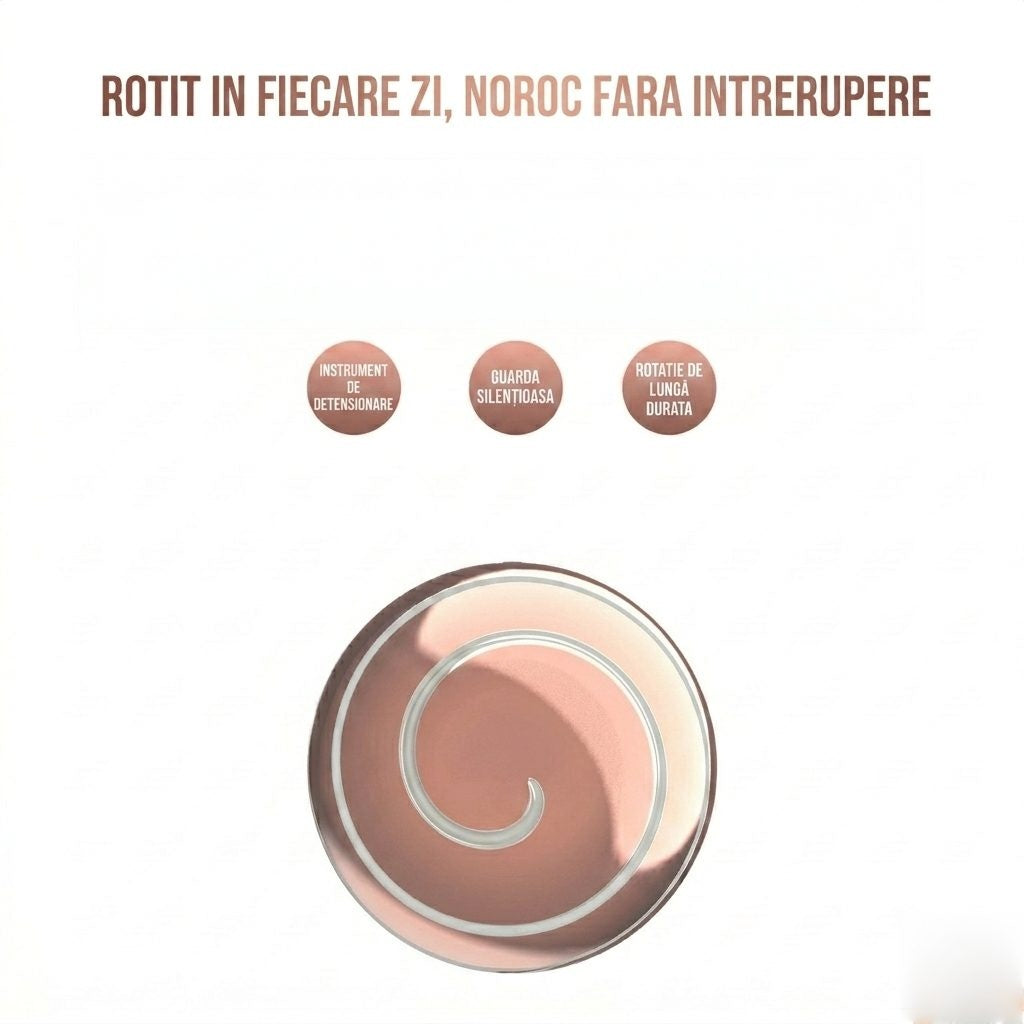 Sfera Fidget Spinner Metalic, Corp Aliaj Zinc, Rulment Inox, Jucarie Antistres pentru Focus si Relaxare, Diametru 40 mm, Gadget pentru Birou, Scoala, Cadou pentru Copii si Adulti, Roz