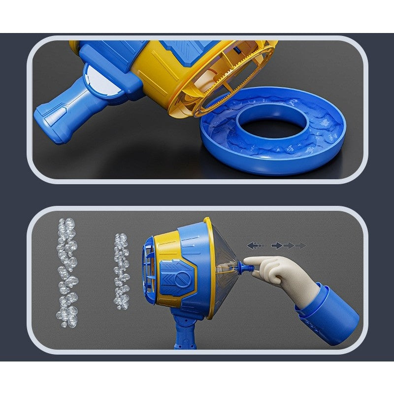 Suflator de Baloane, din Plastic, Functie de Suflare si de Facut Baloane, 4-6 Ani, 30.4 x 14.2 x 22.2 cm, Albastru