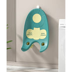 Suport de Baie Bebelusi, 0-12 luni, Montare pe Chiuveta/Lavoar/Cada, Ventuze Antiderapante cu Intaltime Reglabila, 50 x 24 x 12.5 cm, Verde