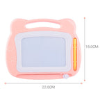 Tabla Magnetica pentru desen Pix, forma dreptunghi, dimensiuni 23x17 cm, cu picioare suport, Portocaliu
