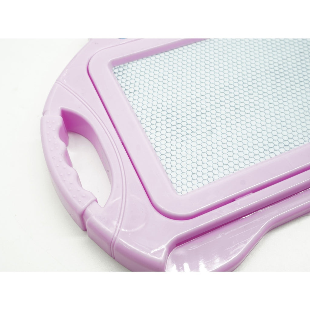 Tabla Magnetica pentru desen Pix, forma dreptunghi, dimensiuni 23x17 cm, cu picioare suport, Roz Pal