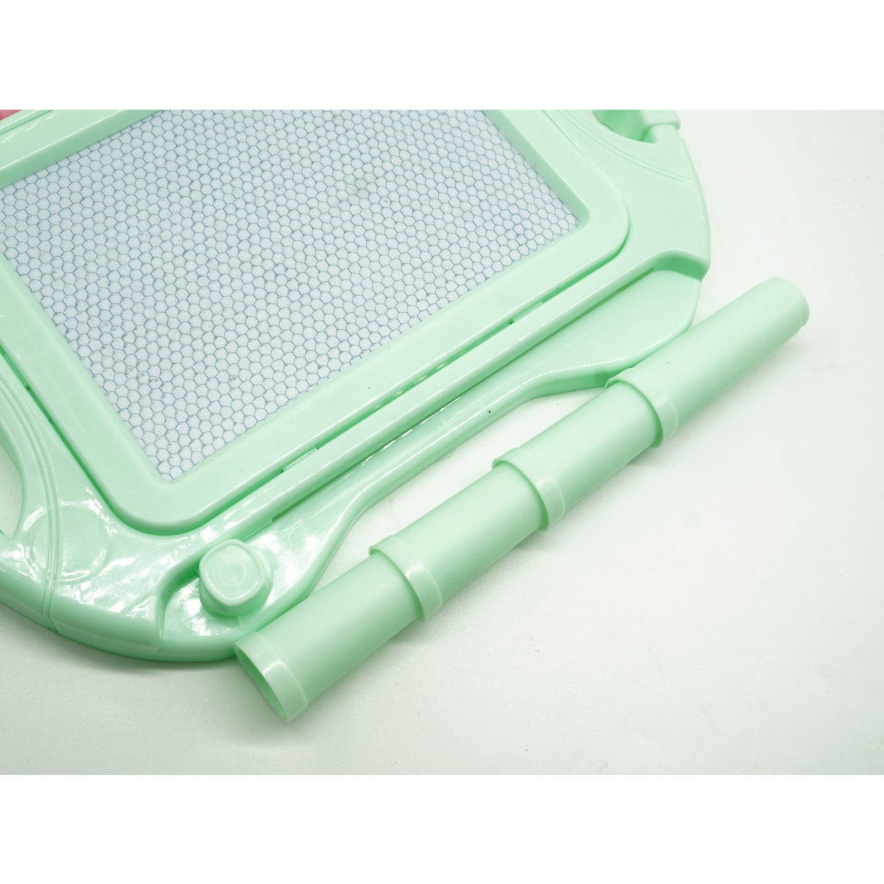 Tabla Magnetica pentru desen Pix, forma dreptunghi, dimensiuni 23x17 cm, cu picioare suport, Verde