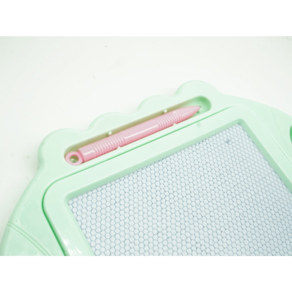 Tabla Magnetica pentru desen Pix, forma dreptunghi, dimensiuni 23x17 cm, cu picioare suport, Verde
