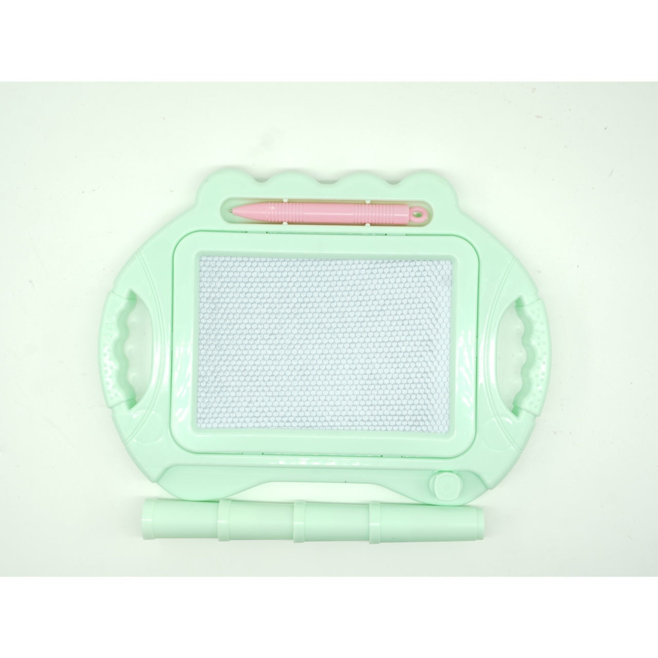Tabla Magnetica pentru desen Pix, forma dreptunghi, dimensiuni 23x17 cm, cu picioare suport, Verde