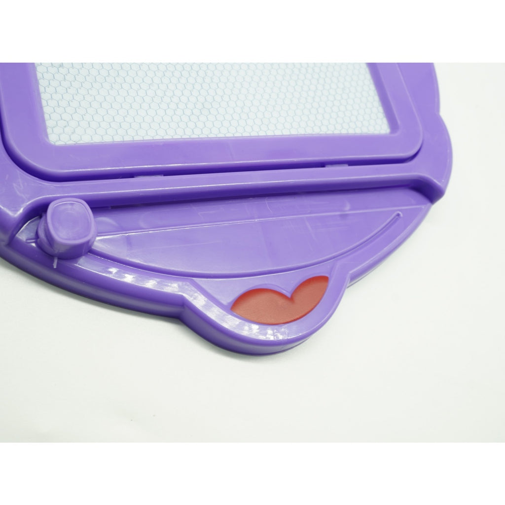 Tabla Magnetica pentru desen Pix, forma Soricel, dimensiuni 23x26.5 cm, Dezvolta Creativitatea, Mov