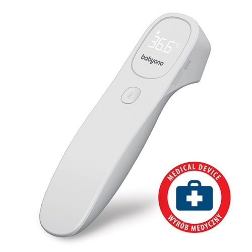 Termometru digital non-contact, BabyOno, Cu afisaj electronic si infrarosu