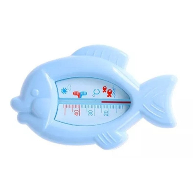 Termometru pentru Baie, Plutitor, Rezistent la apa, Multifunctional, Model Peste, 15.5x9.5x2 cm, Albastru
