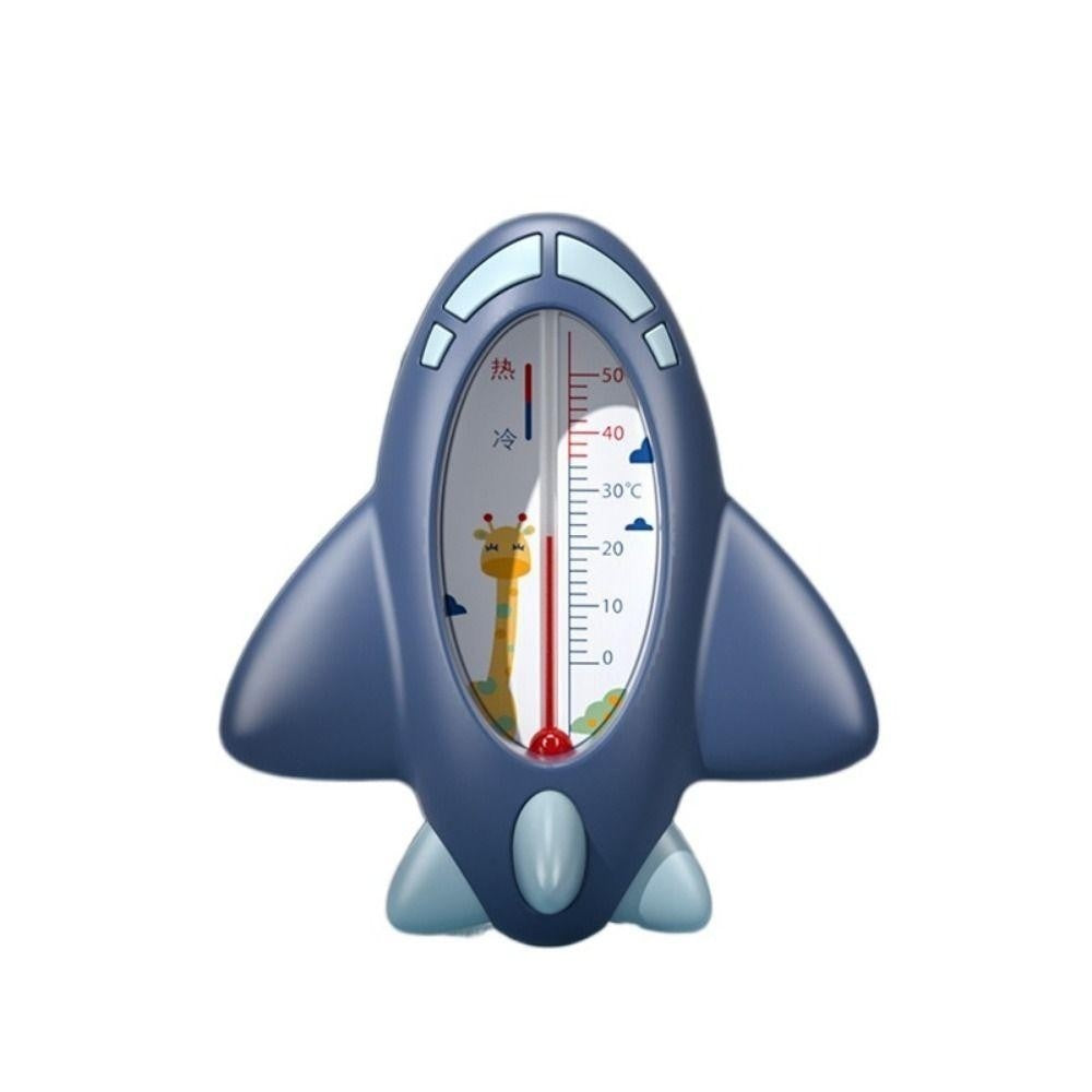 Termometru pentru Baie, Plutitor, Rezistent la apa, Multifunctional, Model Avion, 11x10x4 cm, Albastru