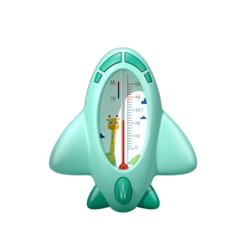 Termometru pentru Baie, Plutitor, Rezistent la apa, Multifunctional, Model Avion, 11x10x4 cm, Verde