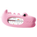 Termometru pentru Baie, Plutitor, Rezistent la apa, Multifunctional, Model Crocodil, 2.7x6.5x3.7 cm, Roz
