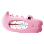 Termometru pentru Baie, Plutitor, Rezistent la apa, Multifunctional, Model Crocodil, 2.7x6.5x3.7 cm, Roz