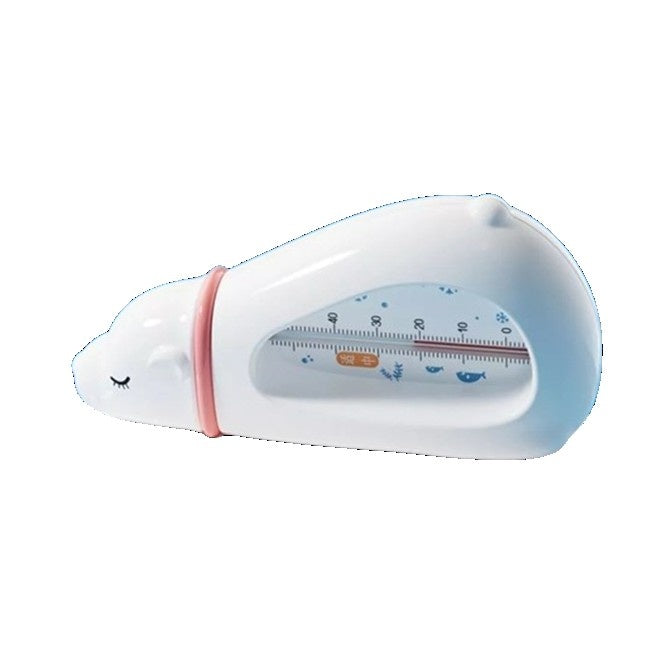 Termometru pentru Baie, Plutitor, Rezistent la apa, Multifunctional, Model Urs Polar, 15x7.5x4 cm, Alb