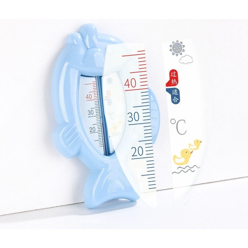 Termometru pentru Baie, Plutitor, Rezistent la apa, Multifunctional, Model Peste, 15.5x9.5x2 cm, Albastru