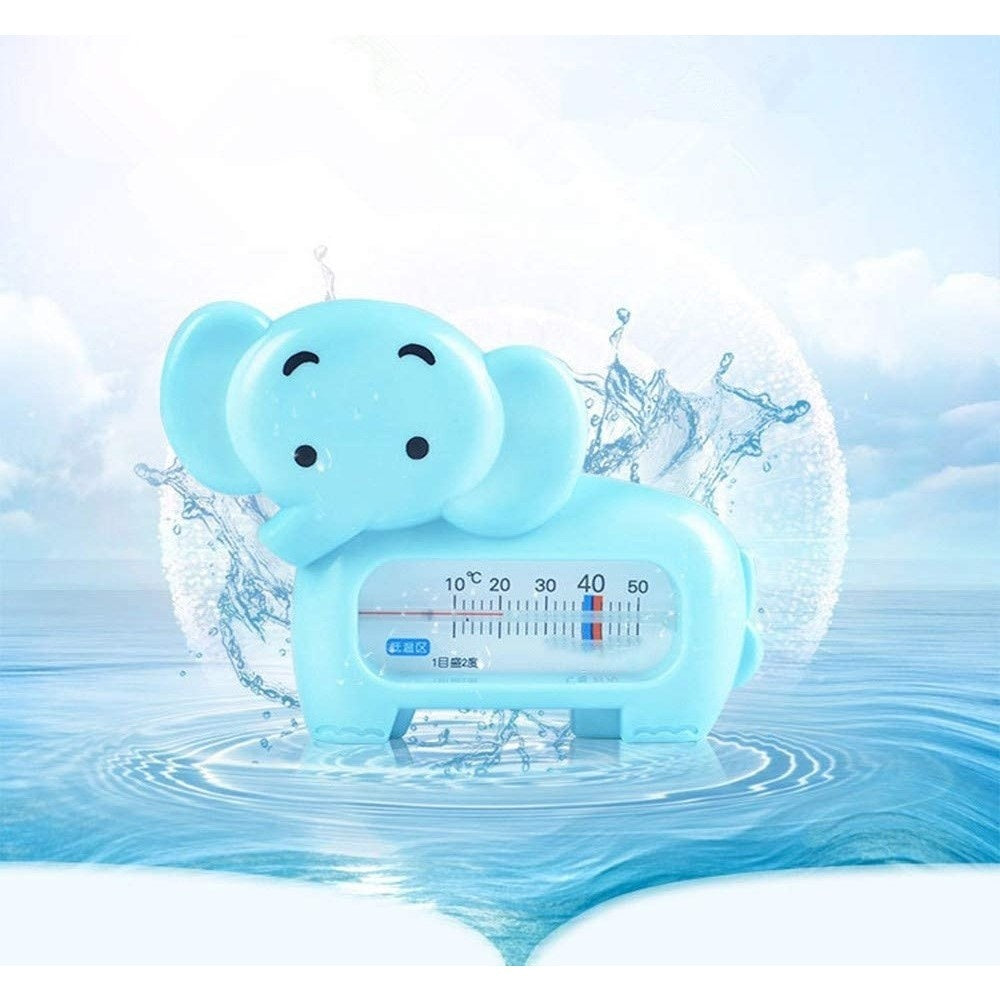 Termometru pentru Baie, Plutitor, Rezistent la apa, Multifunctional, Model Elefant, 11.5x9x2 cm, Albastru
