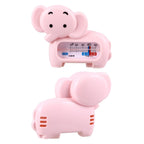 Termometru pentru Baie, Plutitor, Rezistent la apa, Multifunctional, Model Elefant, 11.5x9x2 cm, Roz