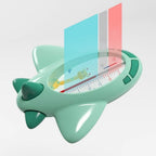 Termometru pentru Baie, Plutitor, Rezistent la apa, Multifunctional, Model Avion, 11x10x4 cm, Verde